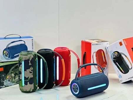 Torima Booms Box 360 Taşınabilir Rgb Ledli Bluetooth Hoparlör Usb-Tf Siyah