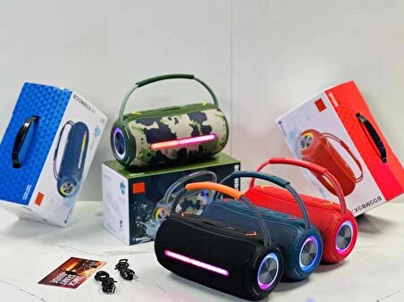 Torima Booms Box 360 Taşınabilir Rgb Ledli Bluetooth Hoparlör Usb-Tf Siyah
