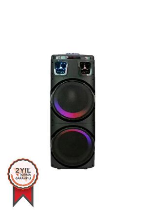Torima 1708 Taşınabilir Rgb Ledli Bluetooth Hoparlör Usb-Tf Siyah