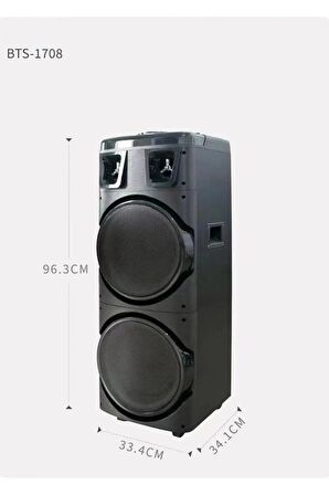 Torima 1708 Taşınabilir Rgb Ledli Bluetooth Hoparlör Usb-Tf Siyah
