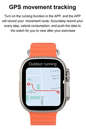Torima Smart Watch Ultra Turuncu Akıllı Saat