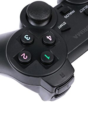 Torima Siyah Oyun Kolu Analog Usb Oyun Kolu Joystick Pc Oyun Kolu Gamepad Konsol