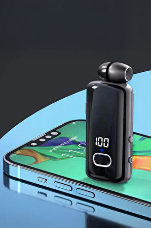 Torima F580 Siyah Kablosuz Kulaklık Bluetooth Geri Çekilebilir Yaka Kulaklığı