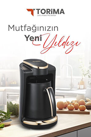 Torima 201 Sesli Komut Kahve Makinesi Türk Kahvesi 250ml 4 Fincan Kapasiteli
