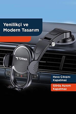 Torima Siyah JX-039 Car Holder Araç Içi Telefon Tutucu