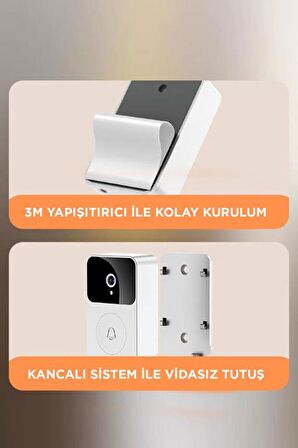 Torima X9  Siyah Akıllı Su Geçirmez Kablosuz Kapı Zili