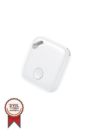 Torima Beyaz F1 Smart Tag Takip Cihazı Apple My Find Uyumlu 