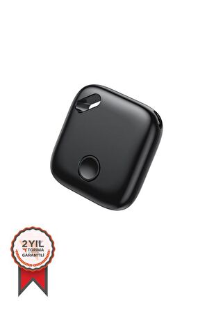 Torima Siyah F1 Smart Tag Takip Cihazı Apple My Find Uyumlu 