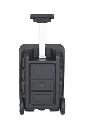Torima KTS-1590 Kablosuz Mikrofonlu Kumandalı Rgb Ledli Taşınabilir Tekerlekli Bluetooth Hoparlör