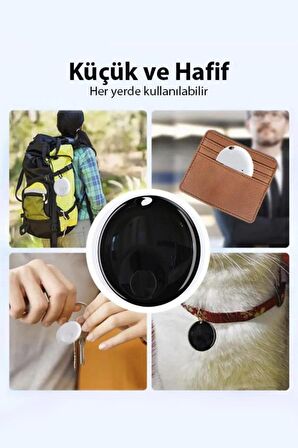 Torima Siyah  N Tag Takip Cihazı Apple My Find Uyumlu 