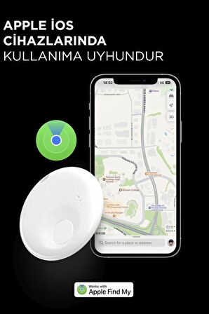 Torima Beyaz N Tag Takip Cihazı Apple My Find Uyumlu 