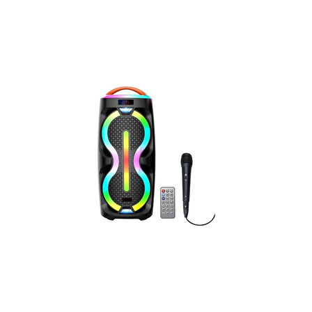 Rgb Işıklı Mikrofonlu Kumandalı Tws Bluetooth Hoparlör Speaker