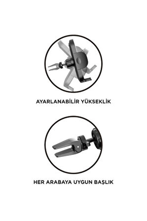 Torima Siyah JX-046 Car Holder Araç İçi Havalandırma Telefon Tutucu