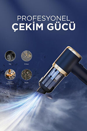 Torima LT-132 Mini Çok Fonksiyonlu Şarjlı Araç Süpürgesi El Süpürgesi