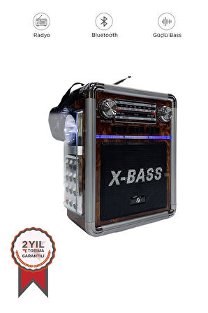 Torima KTF-1491 Siyah Kablosuz Fenerli Bluetooth Hoparlör
