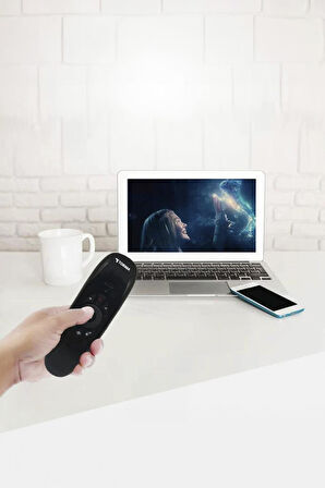 Torima K-02 Android Akıllı Tv İçin 2.4g Uzaktan Kumandalı Mini Klavyesi