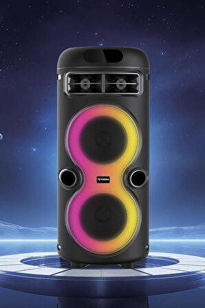 Torima D41 RGB Işıklı Mikrofonlu Bluetooth Hoparlör Speaker