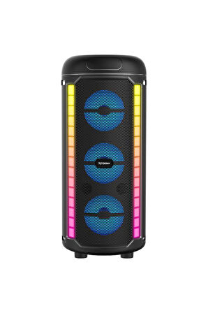 Torima D43 RGB Işıklı Mikrofonlu Bluetooth Hoparlör 3x Speaker