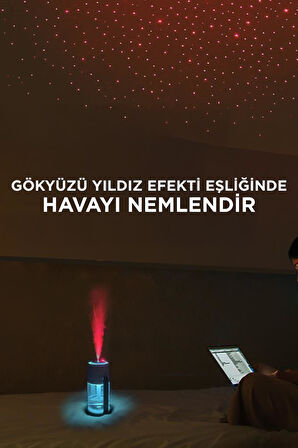 Torima CL28 Humidifier Hava Nemlendirici Yıldız Projektör Işıklı Buhar Makinesi