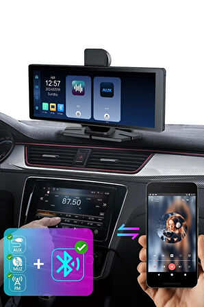 Torima T94c41 Wifi Bluetooth 4K Carplay Ön-Arka Araç Kamerası