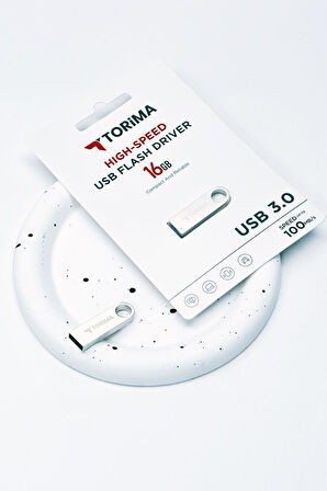 Torima 16GB Metal 100 mb/s 3.0 USB Flash Bellek