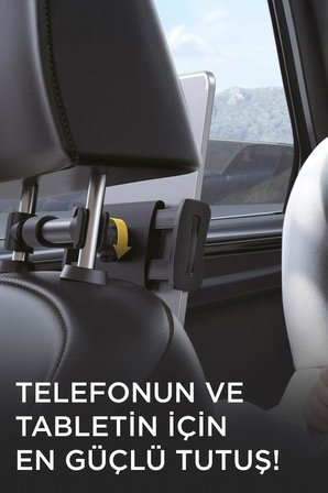 Telefon Tutucu Ayarlanabilir Arka Koltuk Oto Aksesuarları JX050 Siyah