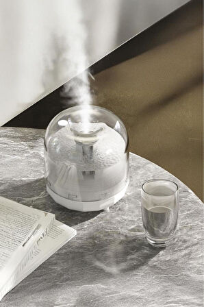 X5 Beyaz 500 Ml Humidifier Hava Nemlendirici Aroma Terapili Buhar Makinesi