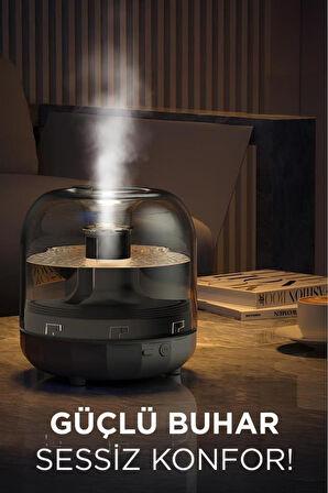 X5 Beyaz 500 Ml Humidifier Hava Nemlendirici Aroma Terapili Buhar Makinesi