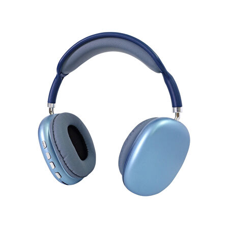 P9 Air Pro Max Kablosuz 5.3 Mikrofonlu Sd Kart Girişli Aux Kablolu Bluetooth Kulaklık Kılıf Hediyeli