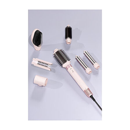 7 In 1 Hava Üflemeli Saç Şekillendirici Airwrap Compact Saç Kurutma Fön Makinesi
