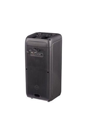 Torima KTS-1973 Siyah Mikrofonlu RGB Ledli Taşınabilir Bluetooth Hoparlör Parti Speaker