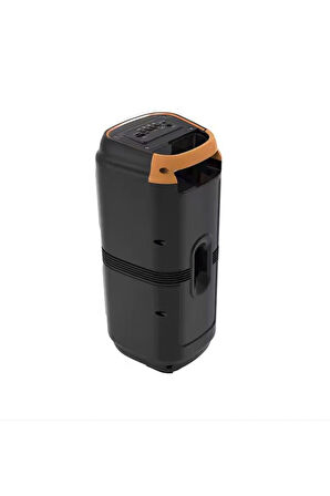 Torima GTS-2132 Siyah Mikrofonlu RGB Ledli Taşınabilir Bluetooth Hoparlör Parti Speaker