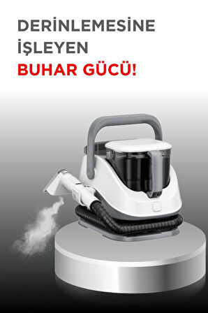 Torima TCC-01 Gri Buharlı Koltuk ve Halı Yıkama Makinesi Leke Çıkartma Makinesi