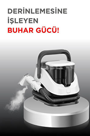 Torima TCC-01 Siyah Buharlı Koltuk ve Halı Yıkama Makinesi Leke Çıkartma Makinesi
