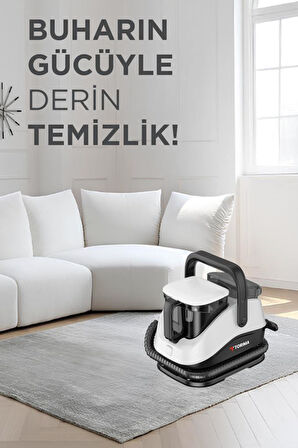 Torima TCC-01 Siyah Buharlı Koltuk ve Halı Yıkama Makinesi Leke Çıkartma Makinesi