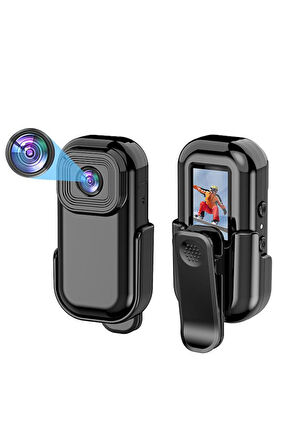 Torima CMR-27 Siyah 1080P HD Kayıt, 140° Geniş Açı, Klips Tasarımlı Giyilebilir Aksiyon Kamerası 