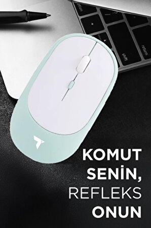 Torima TM-16 Mavi Kablosuz Çift Modlu Sessiz Mouse Fare