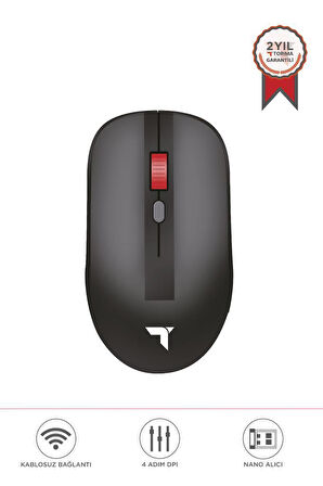 Torima TM-18 Siyah Kablosuz Mouse Fare