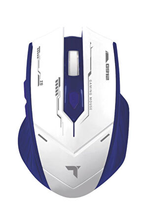 Torima TM-20 Beyaz-Mavi Çift Modlu Kablosuz Oyuncu Mouse Fare