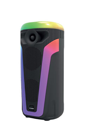 Torima D69 Siyah RGB Ledli Taşınabilir Bluetooth Hoparlör Parti Speaker