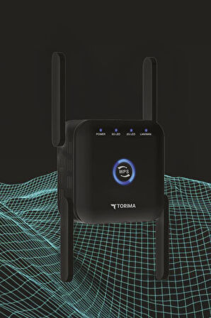 Torima AC24 Siyah Wifi Pro Sinyal Yakınlaştırıcı Router