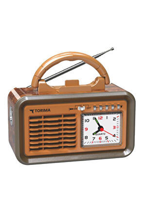 Torima D60 Ahşap Nostalji Radyo Kablosuz Bluetooth Hoparlör