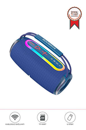 Torima BOOMBOX680 Mavi IPX6 Kablosuz 30W Bluetooth Hoparlör Speaker
