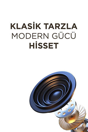 Torima D60 Kahverengi Nostalji Radyo Kablosuz Bluetooth Hoparlör
