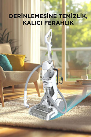 Torima DHY-1000 Beyaz 800W Halı Ve Koltuk Yıkama Temizleme Leke Çıkartma Makinesi