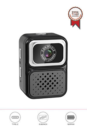 Torima CMR-36 Siyah Mini Anahtarlık Dijital 480P Video Fotoğraf Makinesi Kamera
