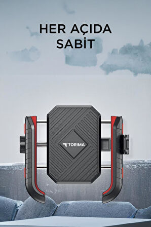 Torima JX-062 Siyah Plastik Motosiklet Telefon Tutucu