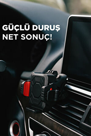 TORİMA JX-063 Siyah Plastik Motosiklet Sabitleyici  360° Döner Telefon Tutucu