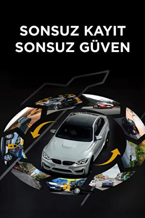 Torima Ta-09 Siyah Ön ve İç Kameralı 1080P Gece Görüşlü Araç Kamerası