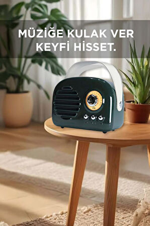 Torima KTS-1682 Yeşil Taşınabilir Bluetooth Hoparlör